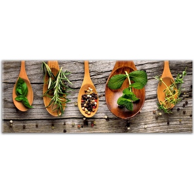 Obraz Styler Glasspik Kitchen Wooden Spoons, 30 × 80 cm