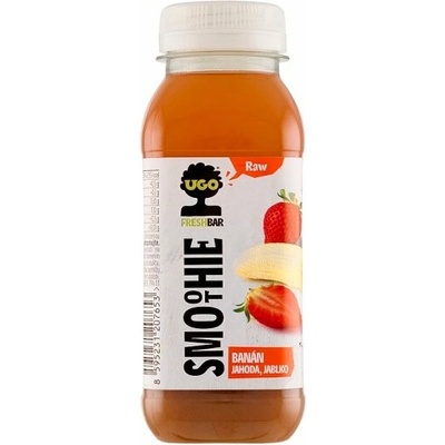 Ugo Smoothie z jabĺk, banánu a jahôd 250 ml