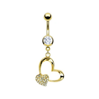 Marre piercing do pupíku srdce HWGDPN10454