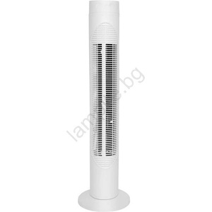 EUROLAMP Колонен вентилатор 50 w / 230 v, 83 см, бял (eu0687)
