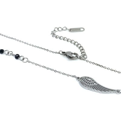 Jan Kos jewellery Ocelový řetízek s přívěskem 12117236
