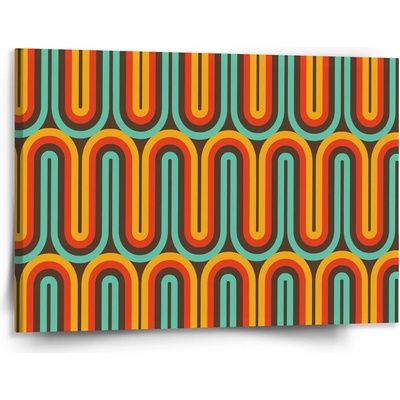 Sablio Obraz Retro vlny - 150x110 cm