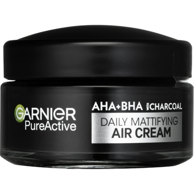 Garnier Pure Active AHA + BHA Charcoal Daily Mattifying Air Cream 50 ml