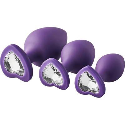 DreamToys Flirts Anal Training Kit Gem Stone Purple