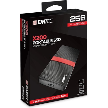 EMTEC X200 256GB USB 3.2C (ECSSD256GX200)