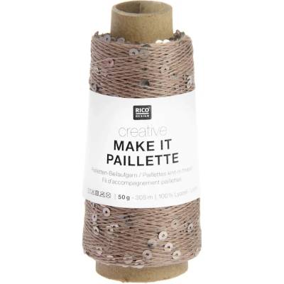 Rico Desigen Příplet Make It Paillette 009 Bronze