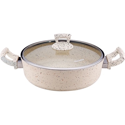 Haschever Hr-granite-КРЕМ-Тенджера 26х7.5см-3.9л. (9554.004)ПЛИТКА (0189135)