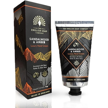 The English Soap Company Крем за ръце Сандалово Дърво и Амбра Sandalwood and Amber Hand Cream 75ml