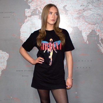 ROCK OFF Дамска рокля Nirvana - Angelic - ROCK OFF - NIRVDRS02LB