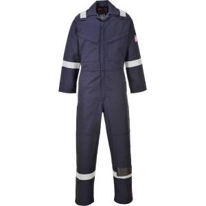 Portwest modaflame mx28 / Огнеупорен светлоотразителен гащеризон, антистатичен - тъмносин, размер s (mx28nars)