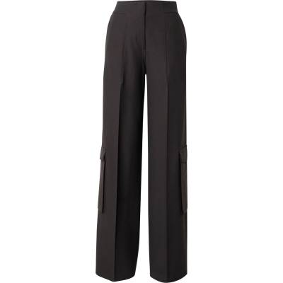 HUGO Панталон с ръб 'Himana' черно, размер 40
