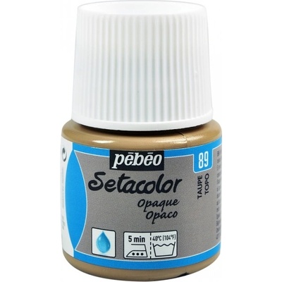 Barva na textil Pébéo Setacolor Opaque 45 ml Hnědá taupe 89