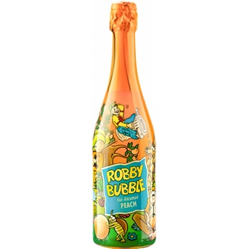 Robby Bubble Nealkoholický perlivý nápoj broskev 0,75 l