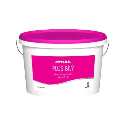 Supermal Plus bílý pro vniřtní nátěry, 15 kg