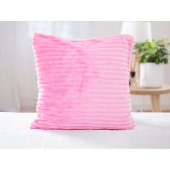 MKLozkoviny.sk mikroplyš Axel růžový 45 x 45 cm