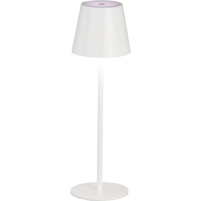 Fischer & Honsel Бяла LED настолна лампа с метален абажур (височина 36, 5 cm) Viletto - Fischer & Honsel (850354)