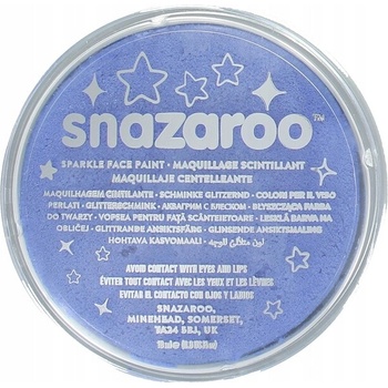 Snazaroo třpytivá barva na obličej 18 ml Šedá