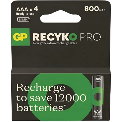 GP ReCyko Pro Professional AAA 4ks 1032124080