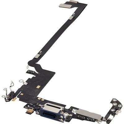 Nabíjecí obvod + Flex kabel iPhone 17 Pro Max – tmavě modrý - aftermarket IPH1867