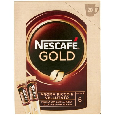 Nescafé gold instantná káva vo vreckách 20 ks