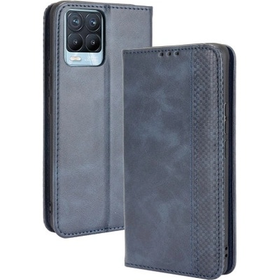 VSETKONAMOBIL 32216 BUSINESS Peňaženkový kryt Realme 8 / Realme 8 Pro modrý