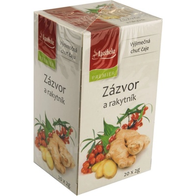 Apotheke Zázvor a rakytník 20 x 2 g