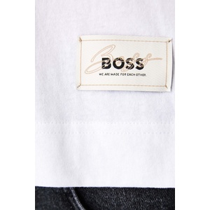 BOSS Orange уголемена тениска дамска от памук C_Eleisure (50570072)