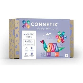 CONNETIX Connetix® Пастел Мини Пак магнитна строителна играчка 32 бр