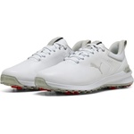 PUMA Голф обувки Puma Men's Ignite Innovate Leather Spikeless Golf Shoes - White/Ash Gry
