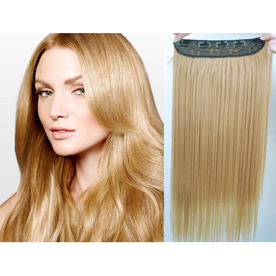 Clip in REMY vlasový pás 43cm rovný prírodná blond
