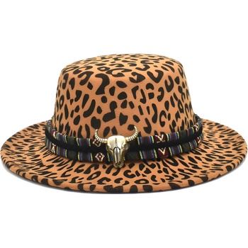 HARAHU Дамска шапка bu-22186 - Кафява / Черна kp22186 (bu-22186)