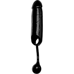 Master Series Пенис удебелител с анална приставка "master stuffer" 19 см