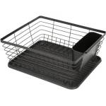 Horecano HOME-MATT BLACK-Сушилник за съдове 1ет 36.3x30.2xh14.5cm (23259-001) (0185122)