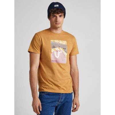 Pepe Jeans pánské tričko 849 hořčicové