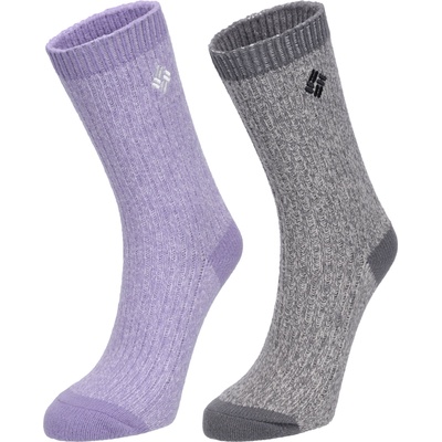 Columbia 2pp super soft micro poly marl rib crew 35-38