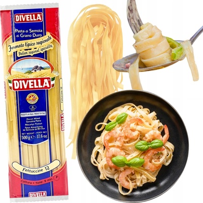 Divella Suché bezvaječné semolinové těstoviny Fettuccine Dritte 0,5 kg