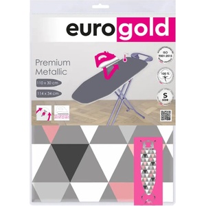 Eurogold КАЛЪФ ЗА ДЪСКА ЗА ГЛАДЕНЕ 114 x 34 cm metallic eurogold (7640114039744)