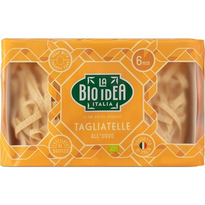 Bio Idea Tagliatelle semolinové vaječné těstoviny Bio 250 g