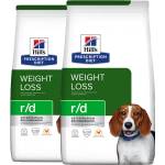 Hill's Hill s Prescription Diet r/d Контрол на теглото гранули за кучета 2 x 10 кг
