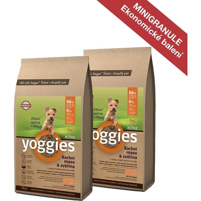 Yoggies Active Kačka & divina 30 kg