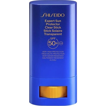 Shiseido Expert Sun Protector Clear Stick SPF50+ слънцезащитен стик за лице spf 50+ унисекс 20 гр