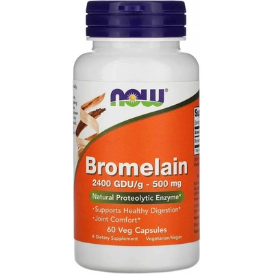 Now Foods bromelain 500 mg 60 vegetariánskych kapsúl
