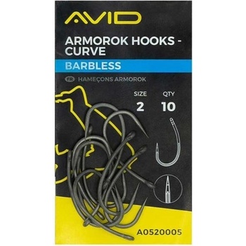 Avid Carp Armorok Hooks Curve Barbless vel.6 10 ks