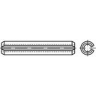 TOOLCRAFT TO-5379465 upínacie kolíky nerezová ocel 25 ks