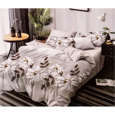 EmonaMall Двулицево спално бельо EmonaMall, 6 части - Модел S14783 (S14783-33333d)
