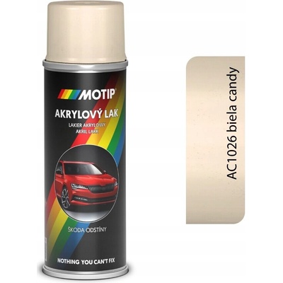 Motip Škoda Akrylový autolak sprej 1026 Biela candy 200 ml