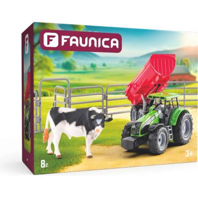Multitoys Traktor se lžící a přívěsem