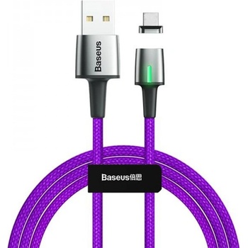 Image 1 of Baseus Zinc Magnetic Fast&Simple IP 2.4A 1m - ЛИЛАВ - PURPLE
