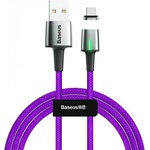 Baseus Zinc Magnetic Fast&Simple IP 2.4A 1m - ЛИЛАВ - PURPLE