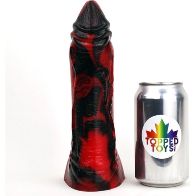 Topped Toys Artemis 65 Forge Red prémiové silikonové dildo 22 x 5,1 cm